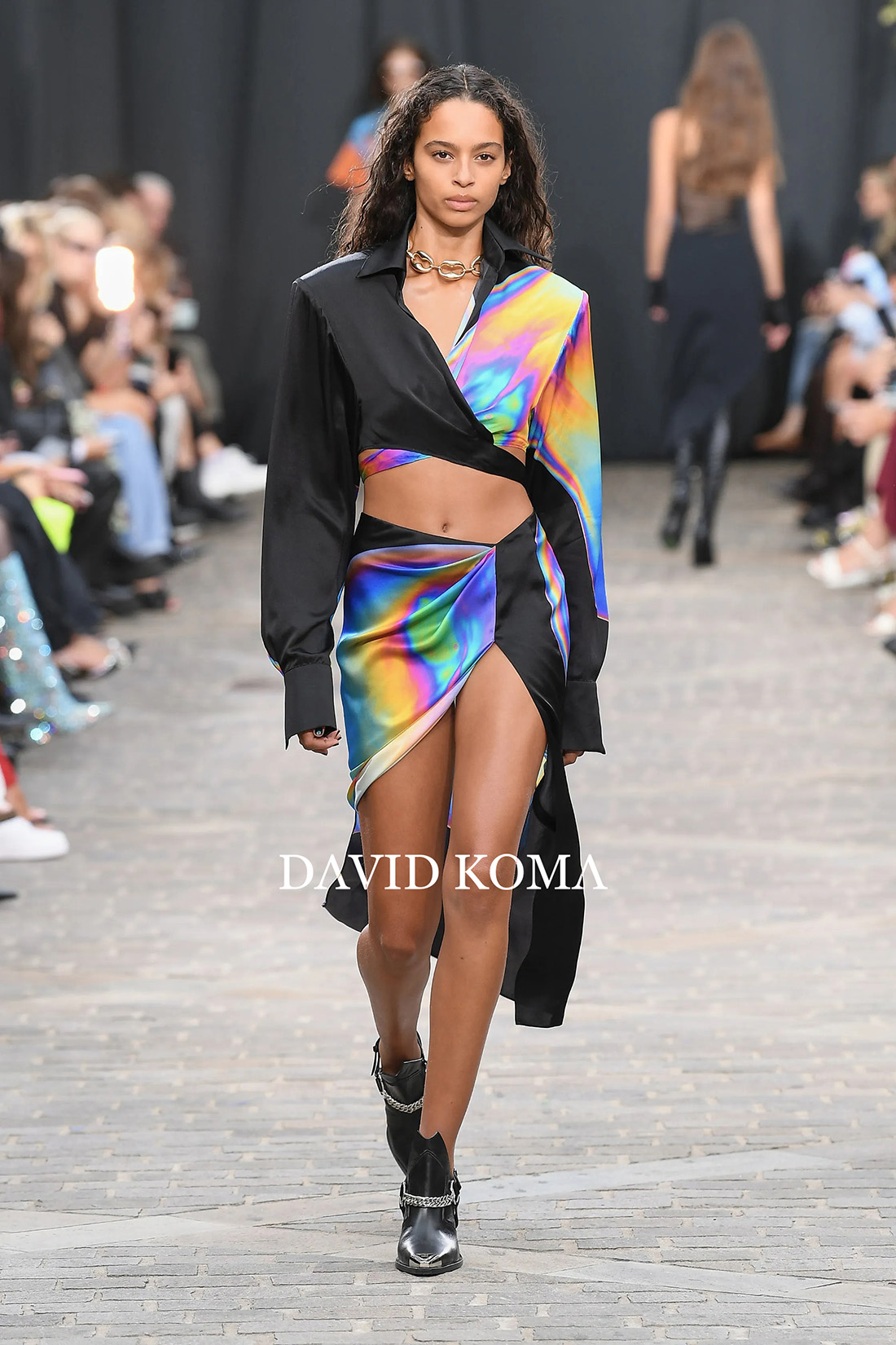 Raquel Brito runway debut at London Fashion Week